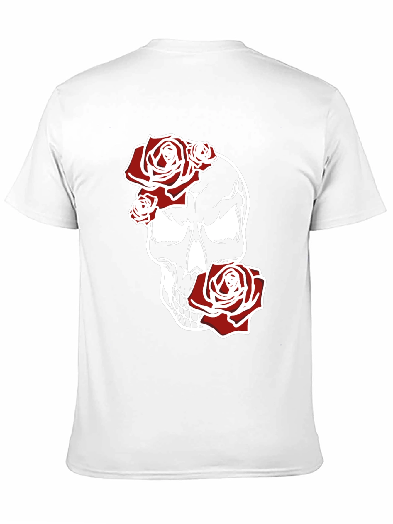 Skull & Roses Graphic Tee - Black