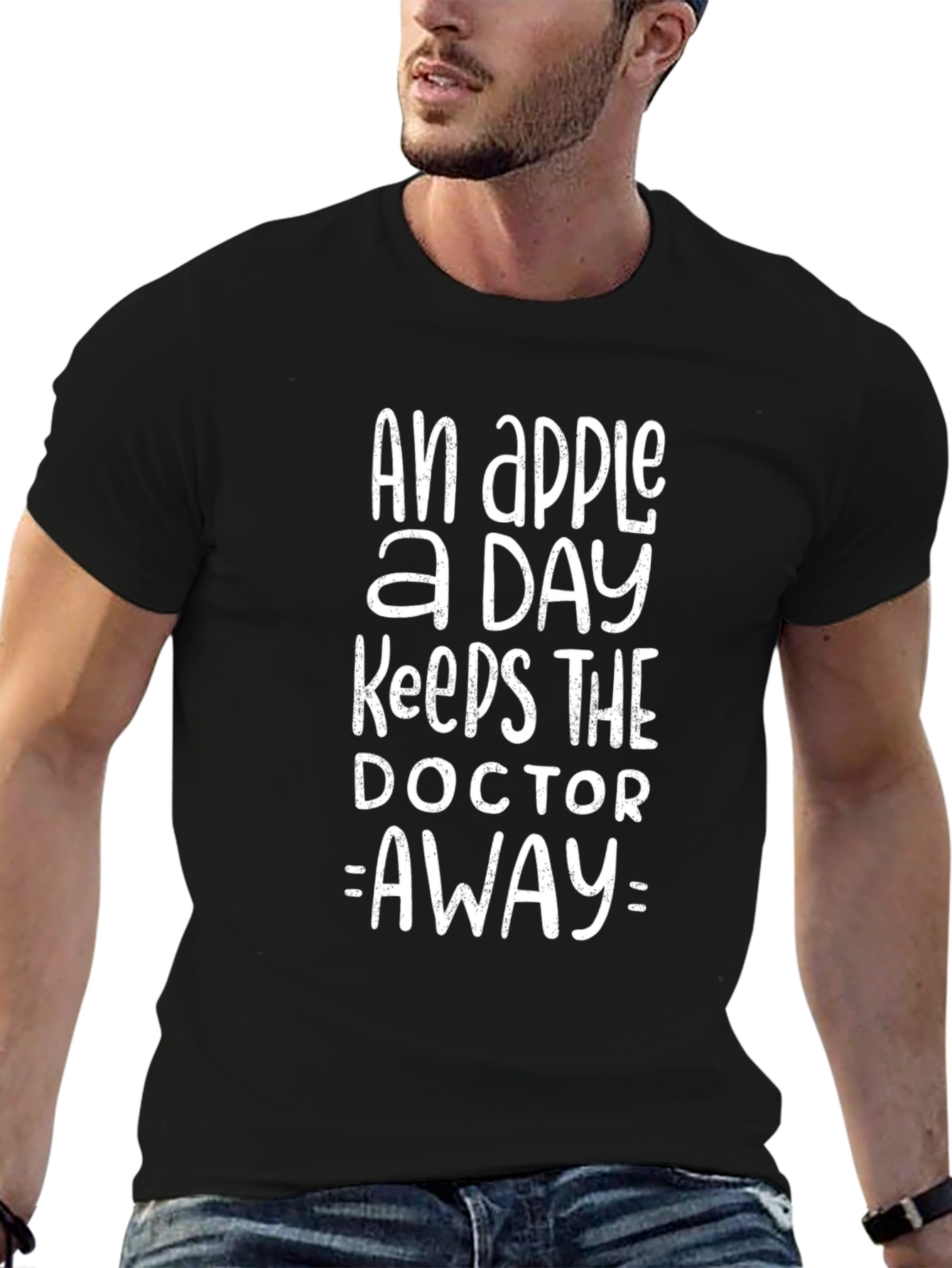 An Apple A Day T-Shirt Funny Doctor Tee