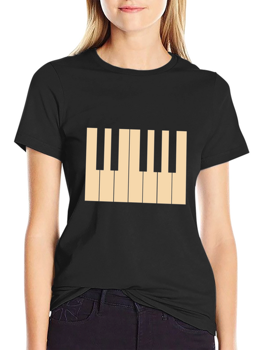 Piano Keys Graphic Tee - Musician T-Shirt