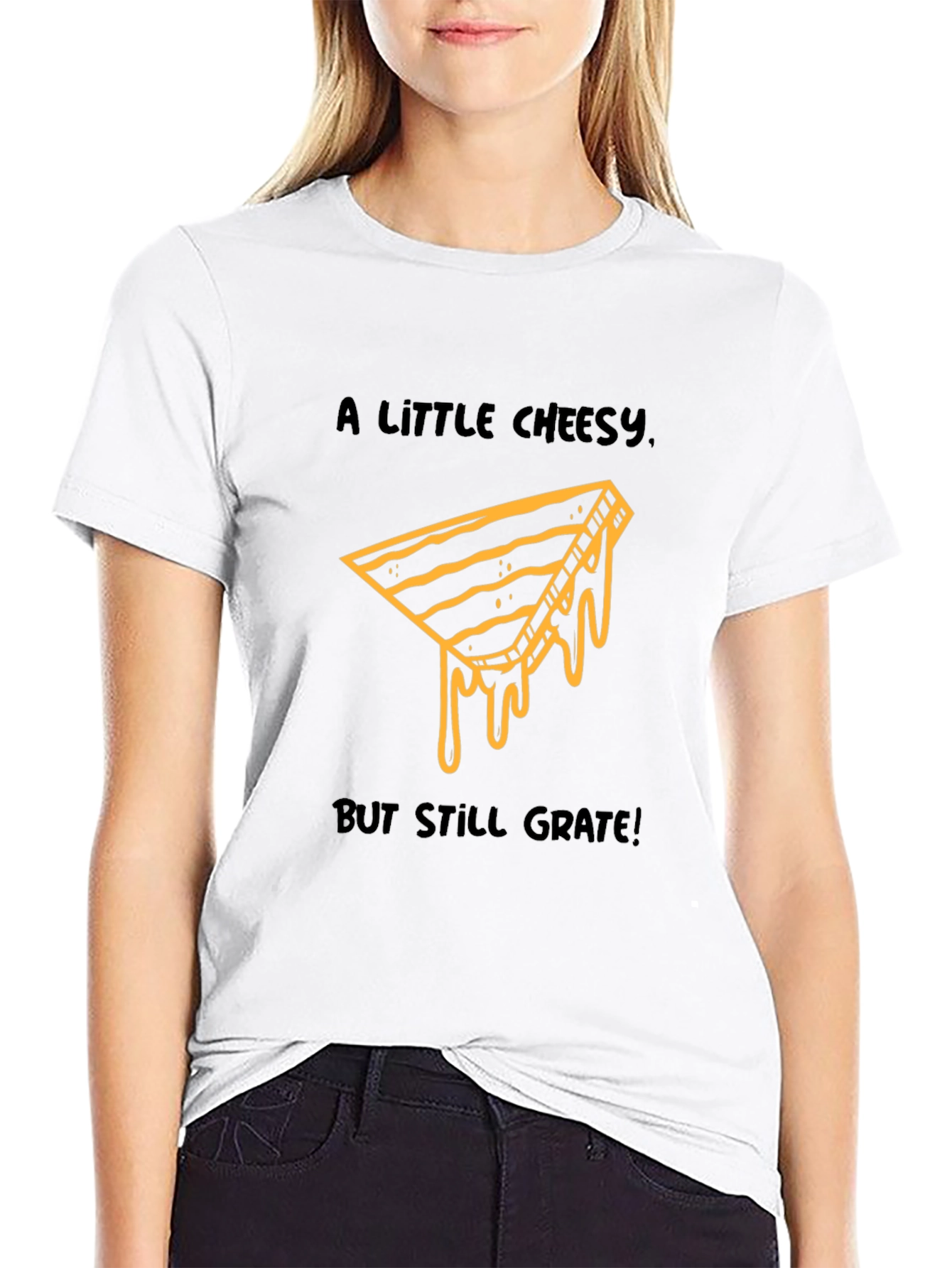 Cheesy Grate T-Shirt - Funny Food Pun Tee