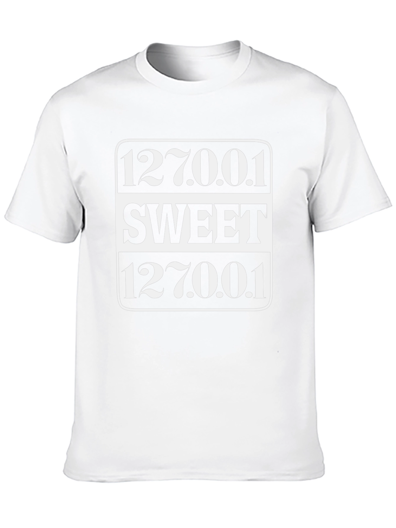 Sweet 127.0.0.1 Localhost Black Graphic Tee
