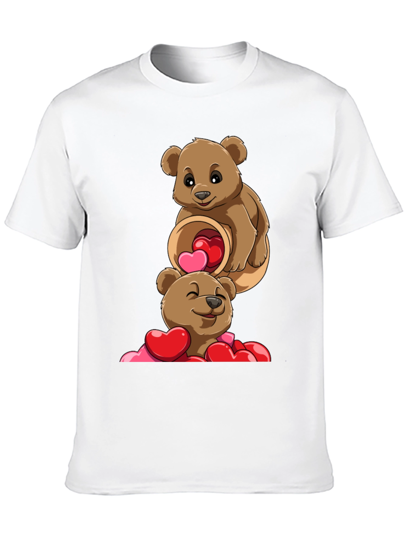 Bear Hugs & Hearts T-Shirt - Valentines Day Tee