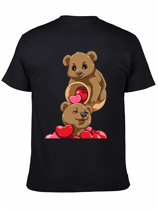 Bear Hugs & Hearts T-Shirt - Valentines Day Tee
