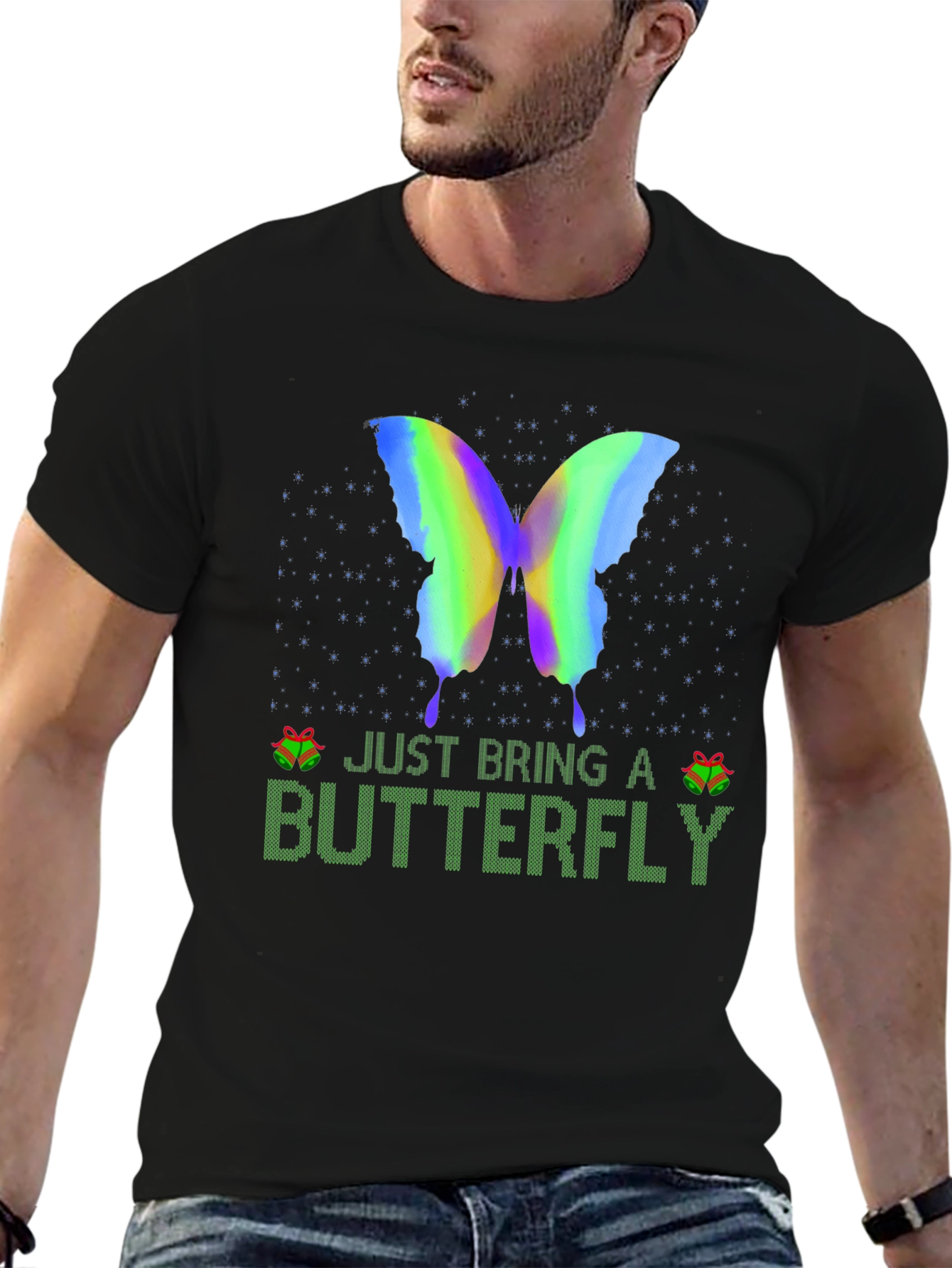 Just Bring a Butterfly T-Shirt - Fun Novelty Tee