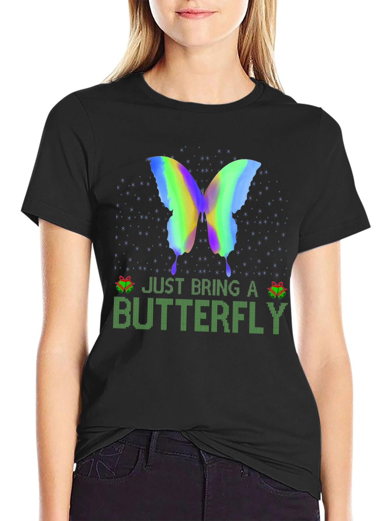 Just Bring a Butterfly T-Shirt - Fun Novelty Tee