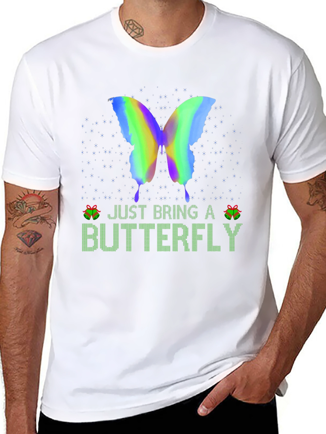 Just Bring a Butterfly T-Shirt - Fun Novelty Tee
