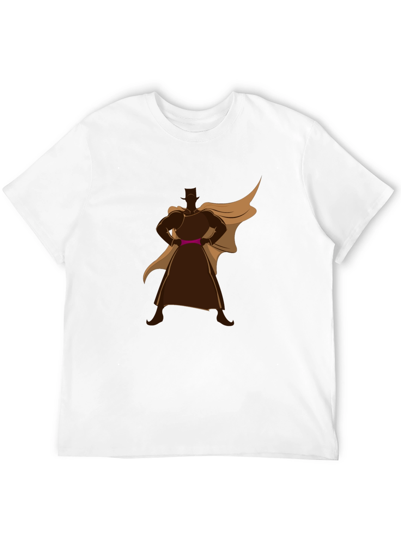 Superhero Silhouette Black Tee