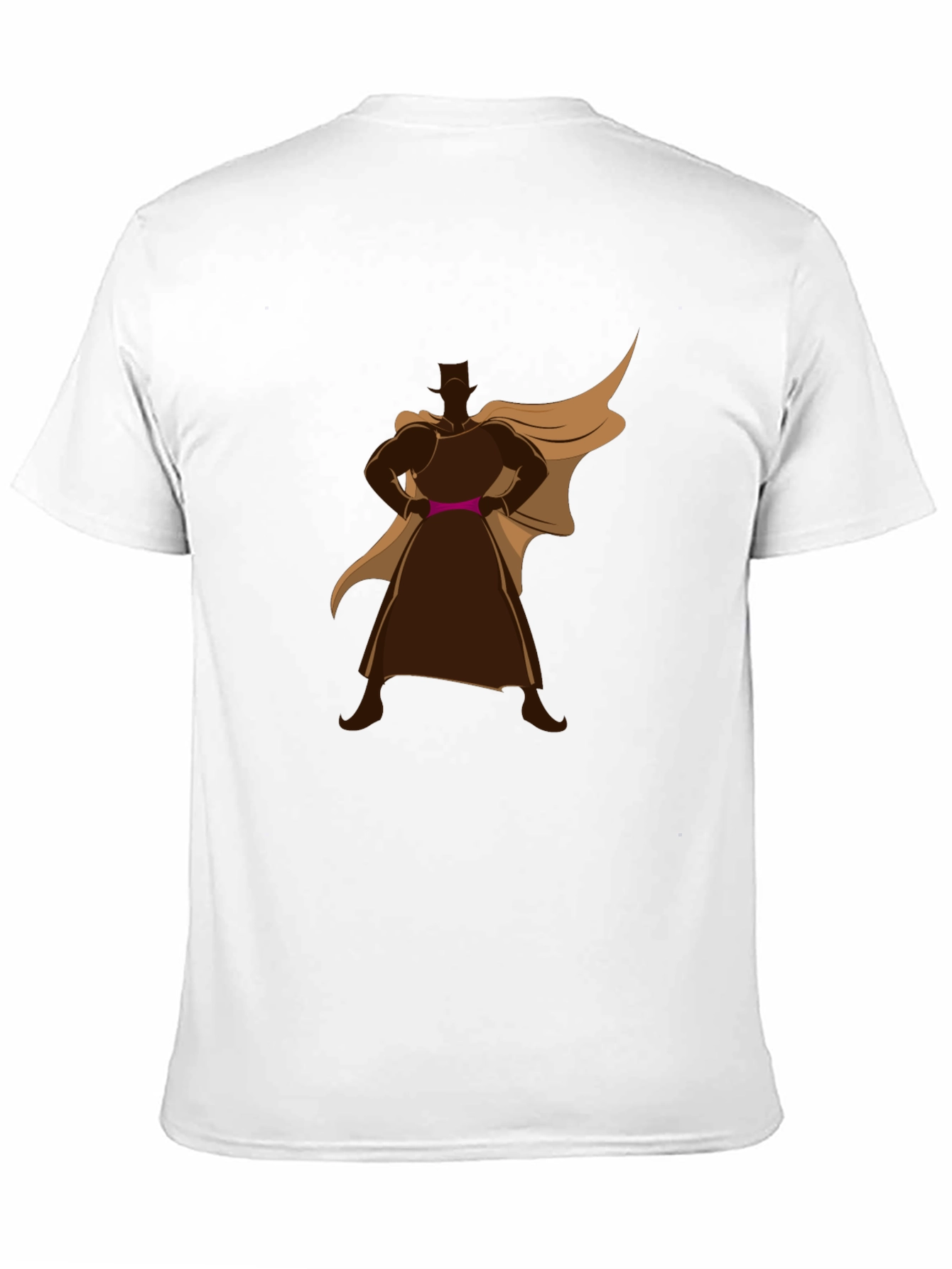 Superhero Silhouette Black Tee