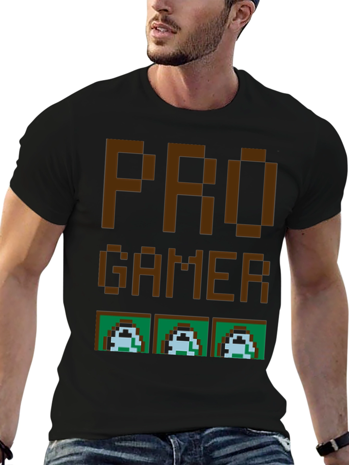 Retro Pro Gamer T-Shirt - Pixel Art Design