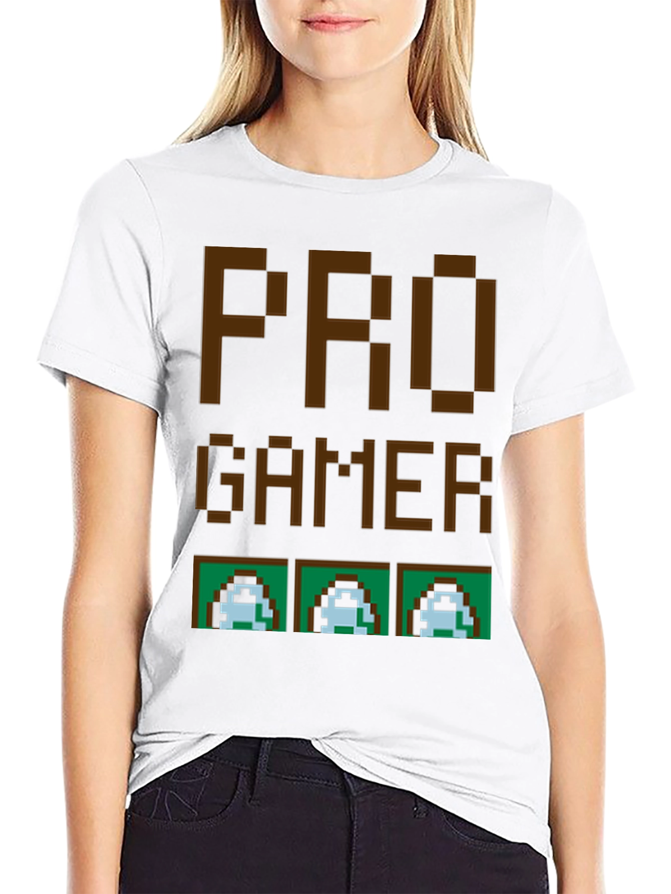 Retro Pro Gamer T-Shirt - Pixel Art Design