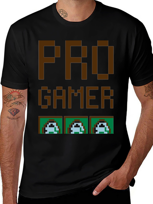 Retro Pro Gamer T-Shirt - Pixel Art Design