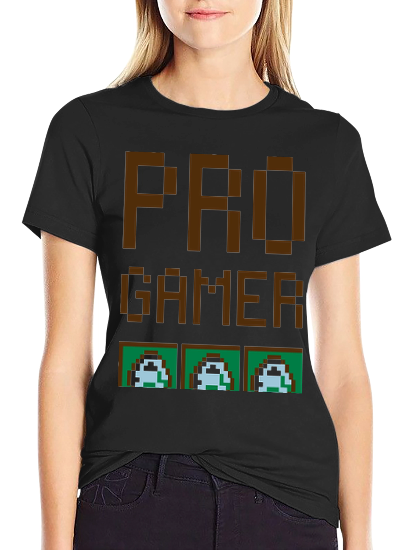 Retro Pro Gamer T-Shirt - Pixel Art Design