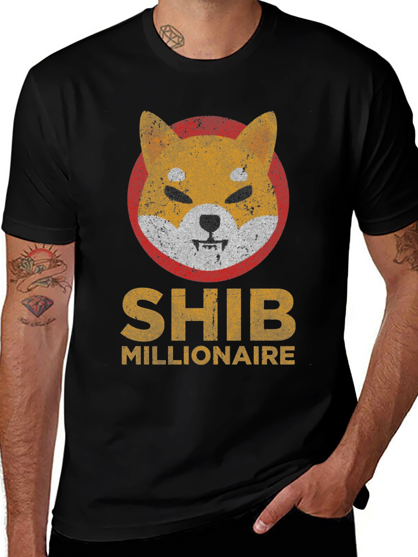 Shiba Inu Millionaire T-Shirt Crypto Doge