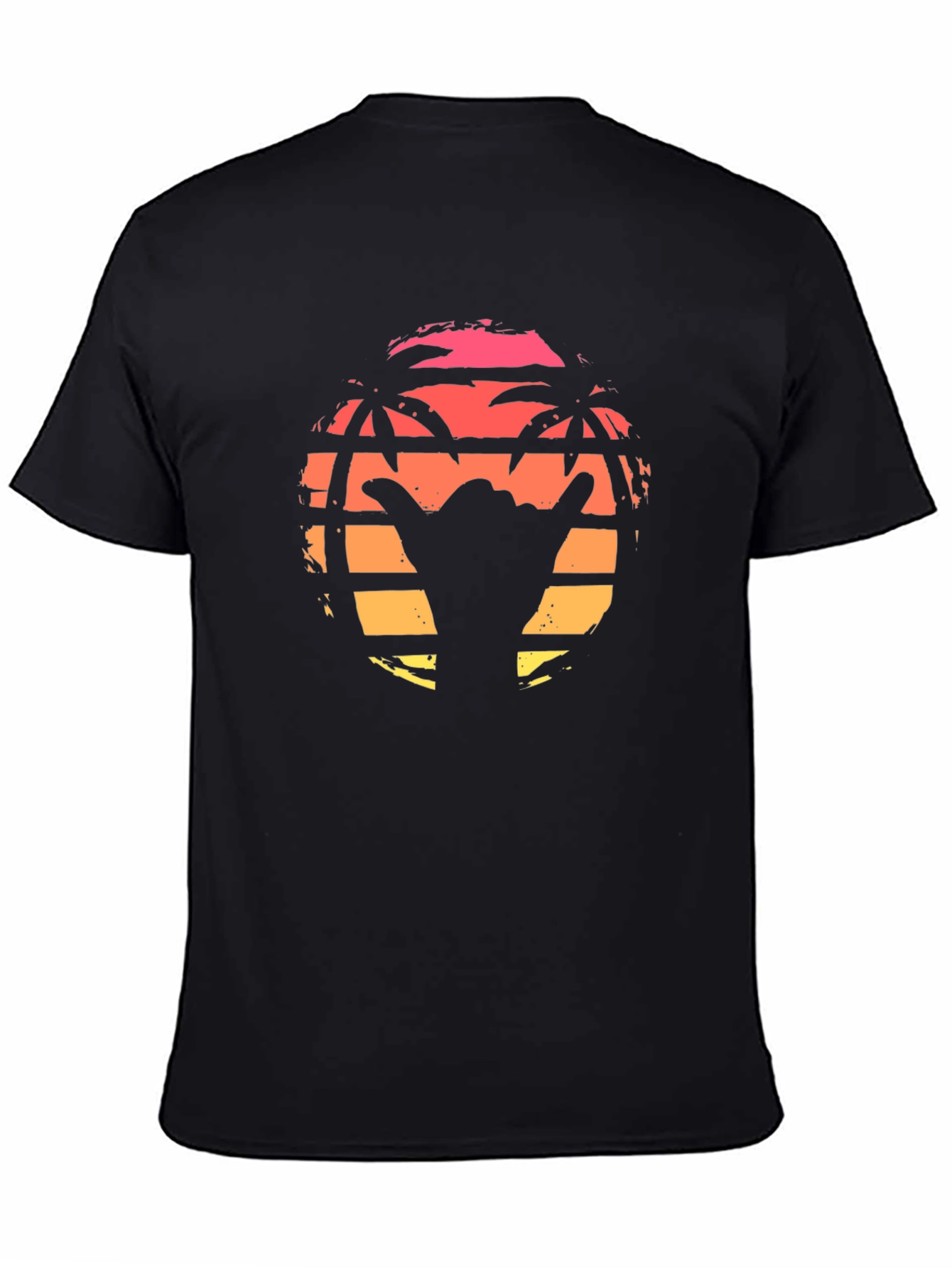 Tropical Sunset Graphic T-Shirt