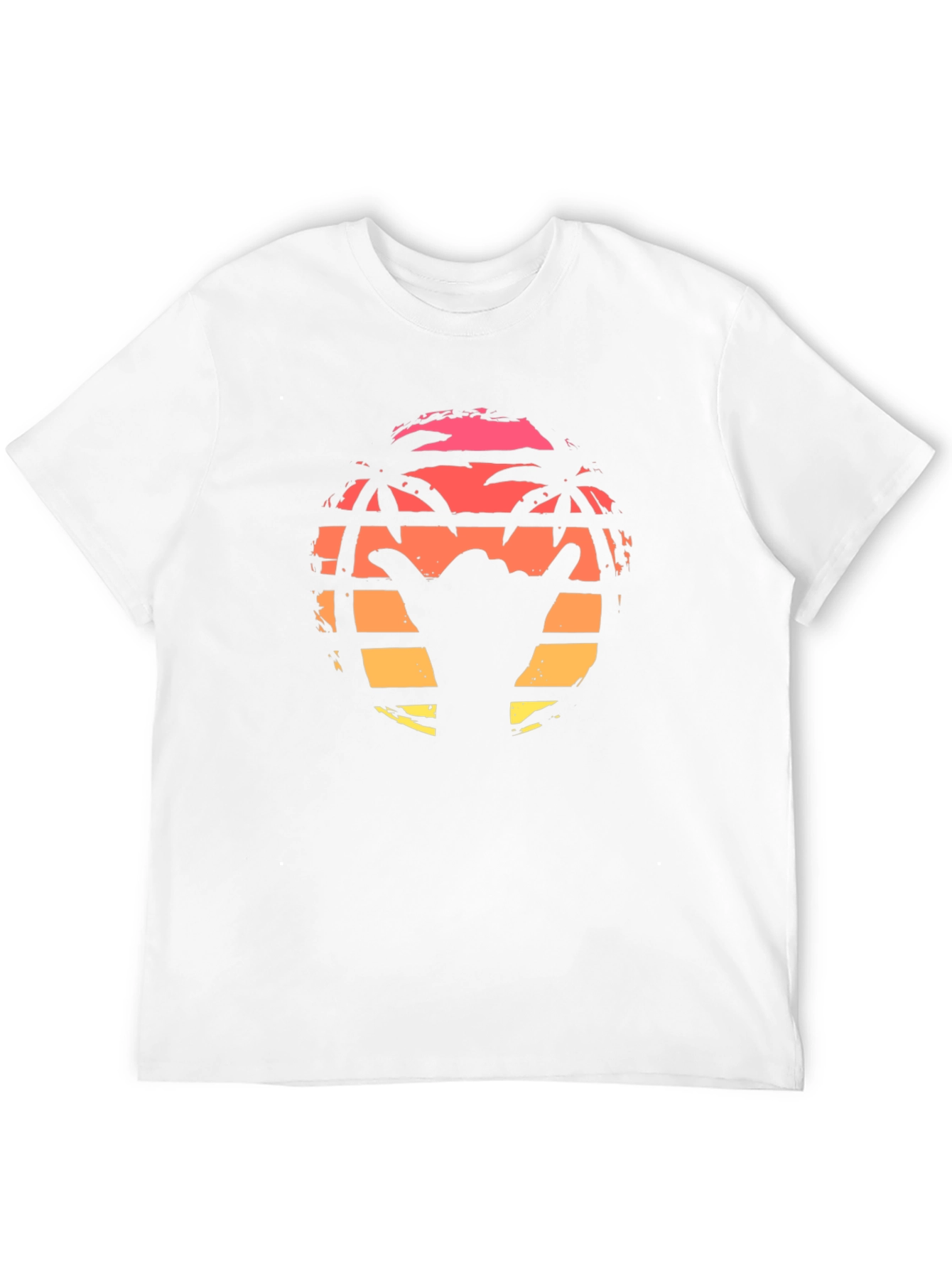 Tropical Sunset Graphic T-Shirt