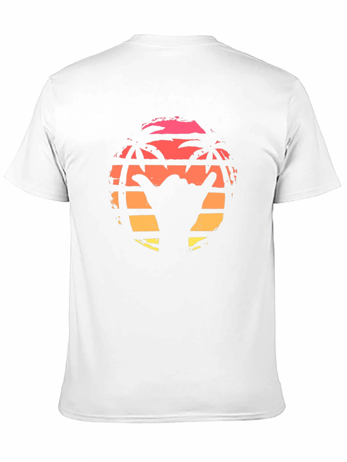 Tropical Sunset Graphic T-Shirt