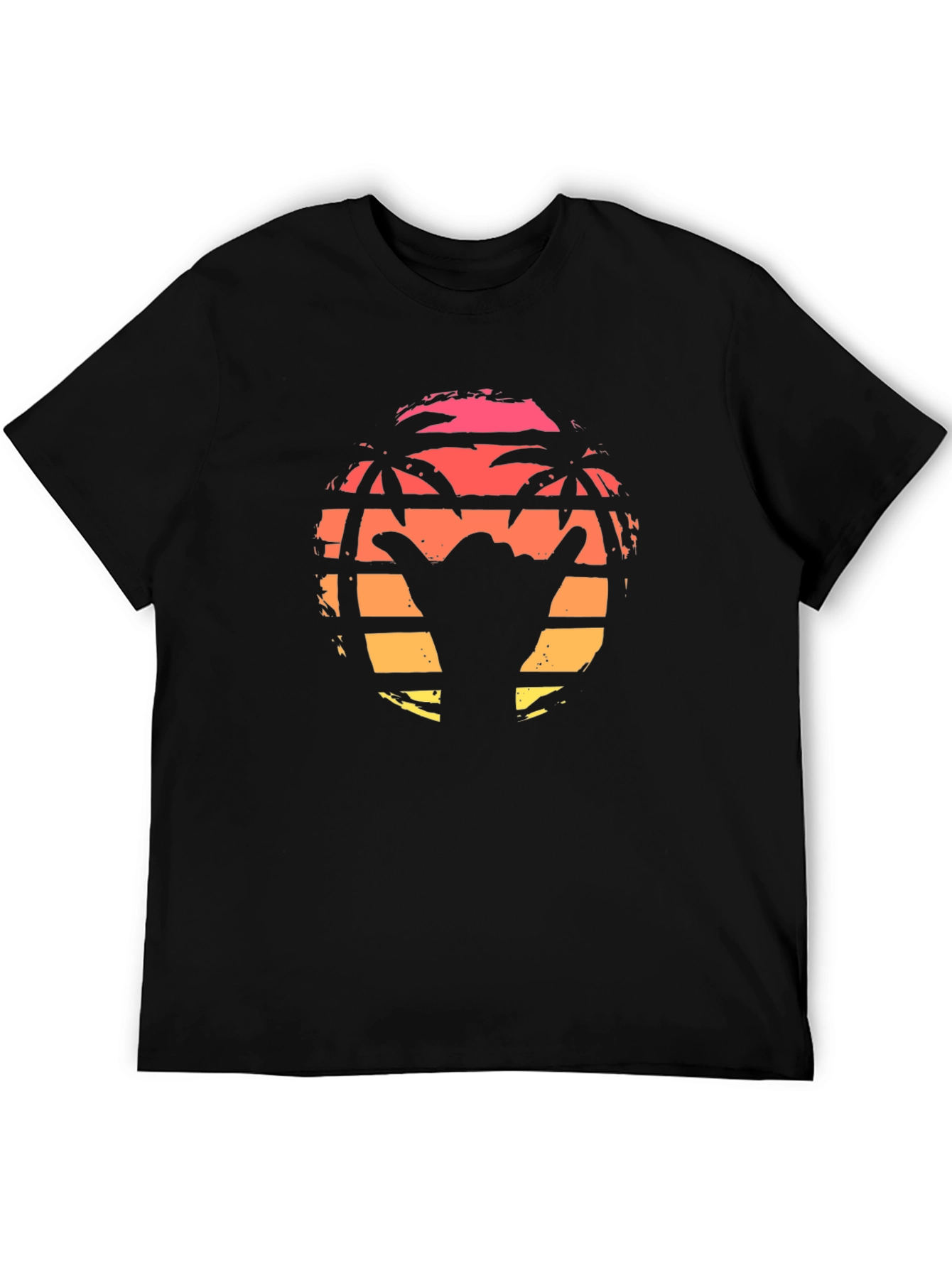 Tropical Sunset Graphic T-Shirt