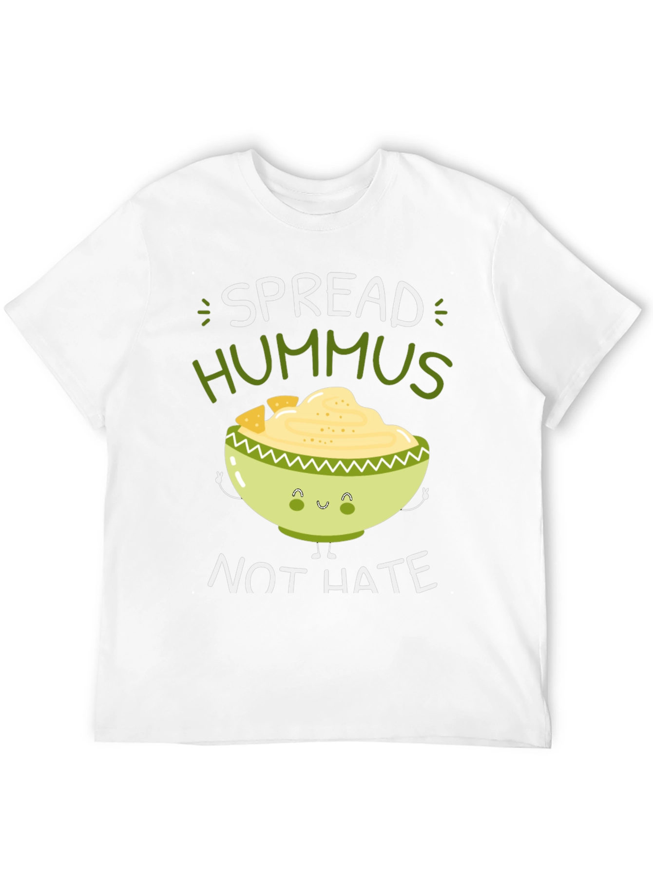 Spread Hummus Not Hate Graphic Tee