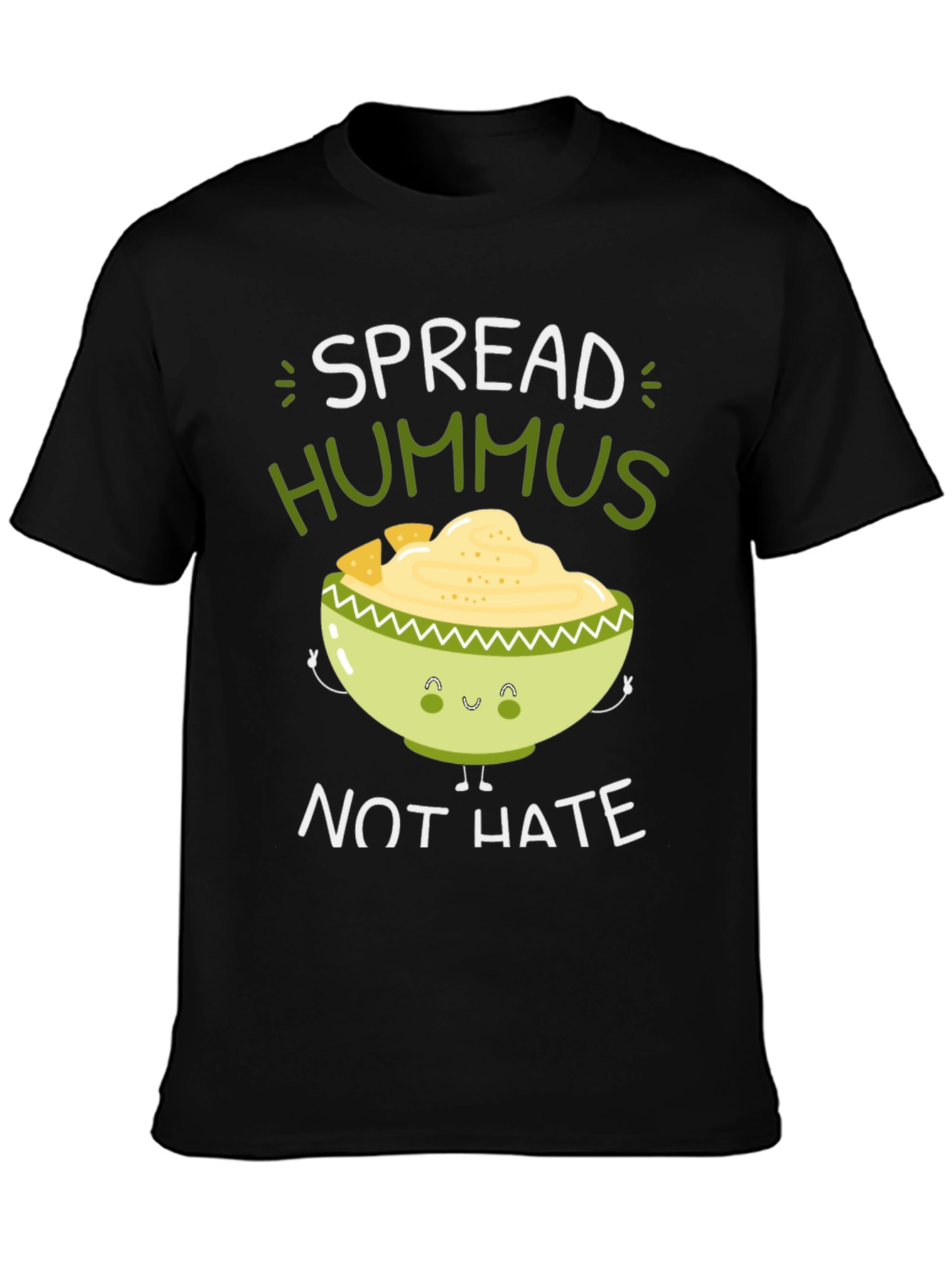 Spread Hummus Not Hate Graphic Tee