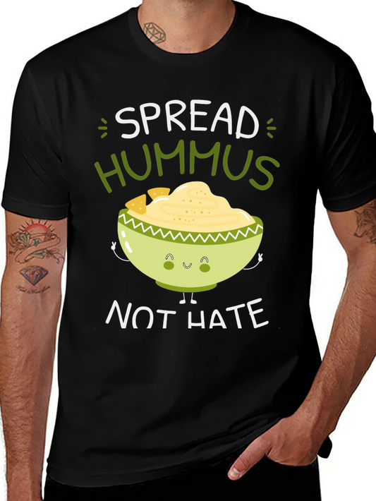Spread Hummus Not Hate Graphic Tee