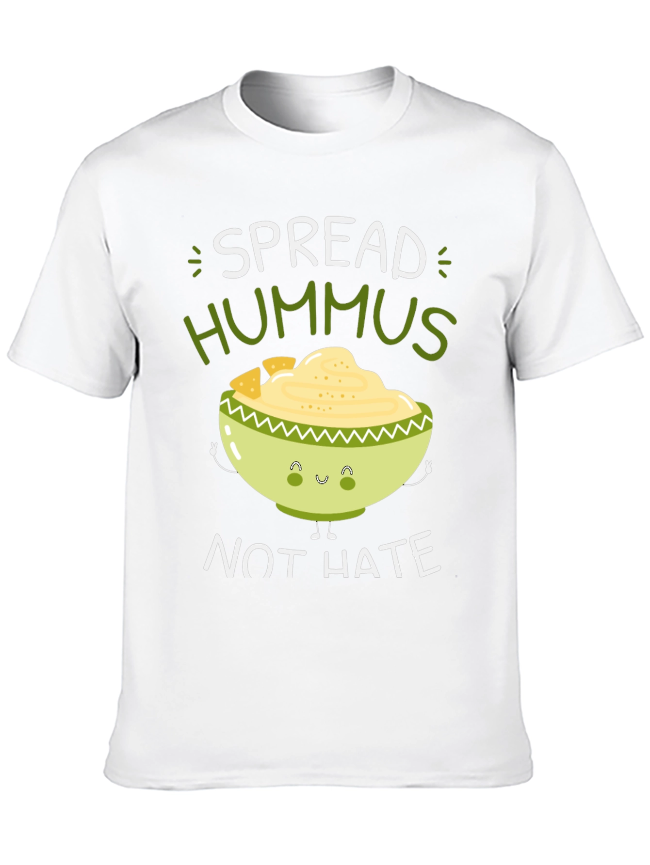 Spread Hummus Not Hate Graphic Tee