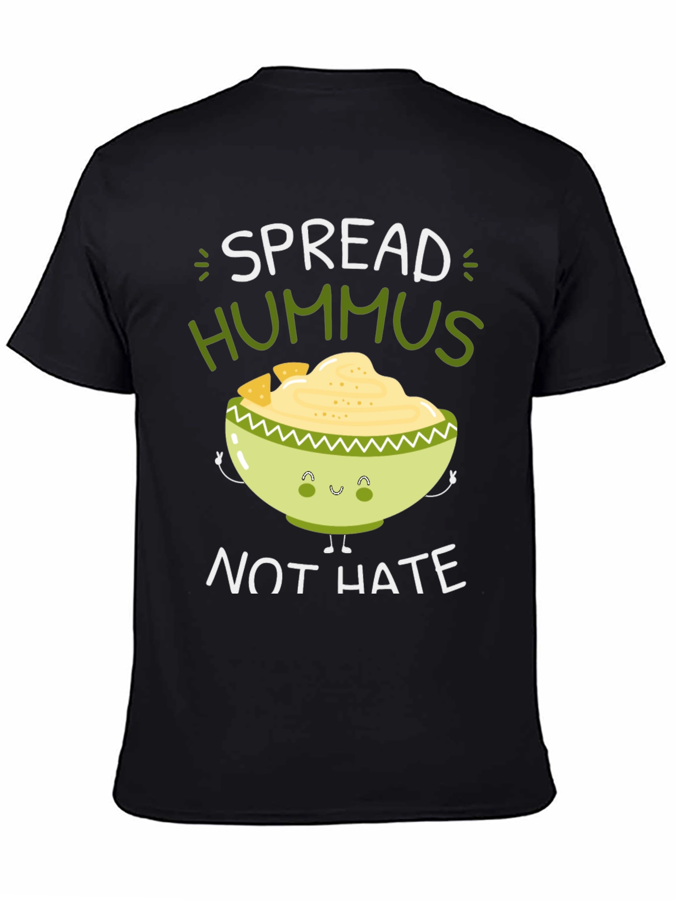 Spread Hummus Not Hate Graphic Tee