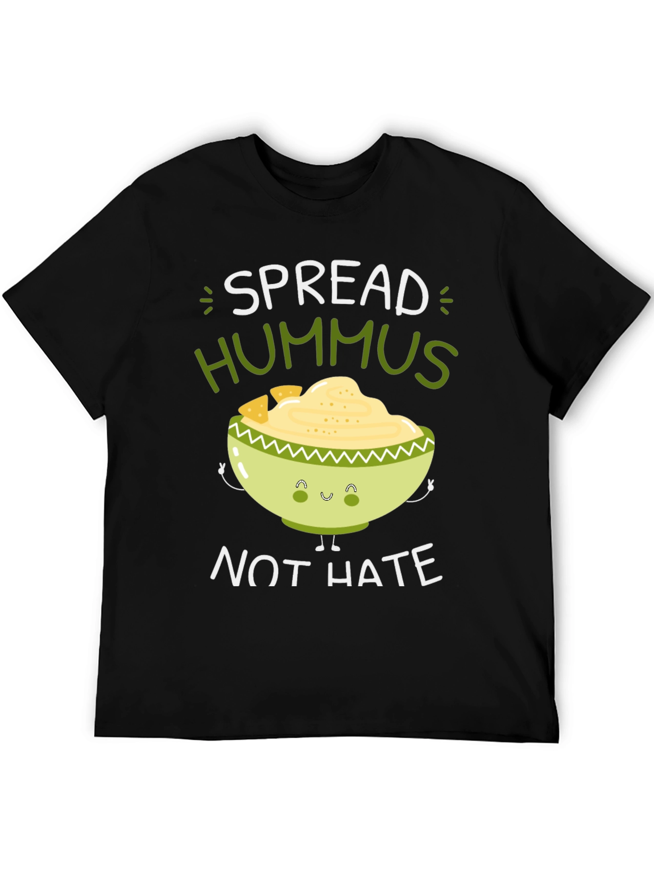 Spread Hummus Not Hate Graphic Tee