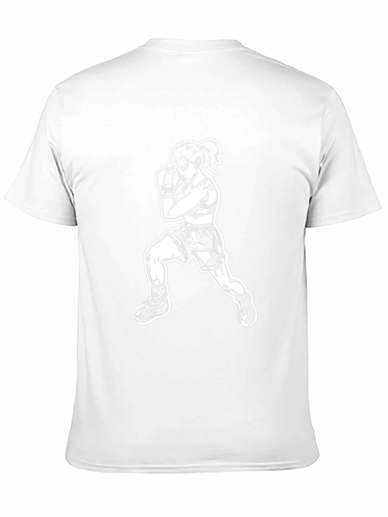 Fighter Graphic Tee - Martial Arts Design