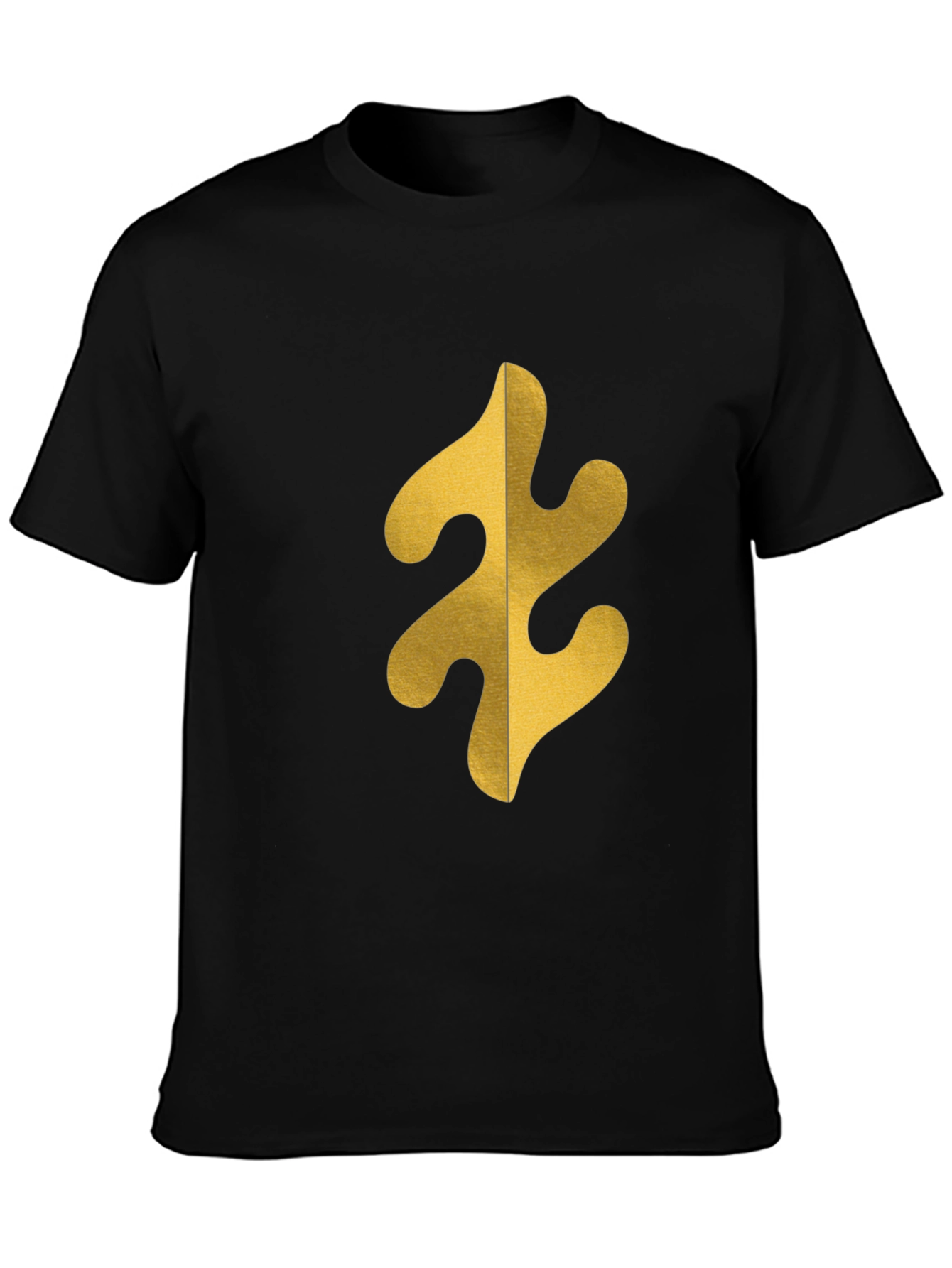 Abstract Graphic Tee - Bold Black
