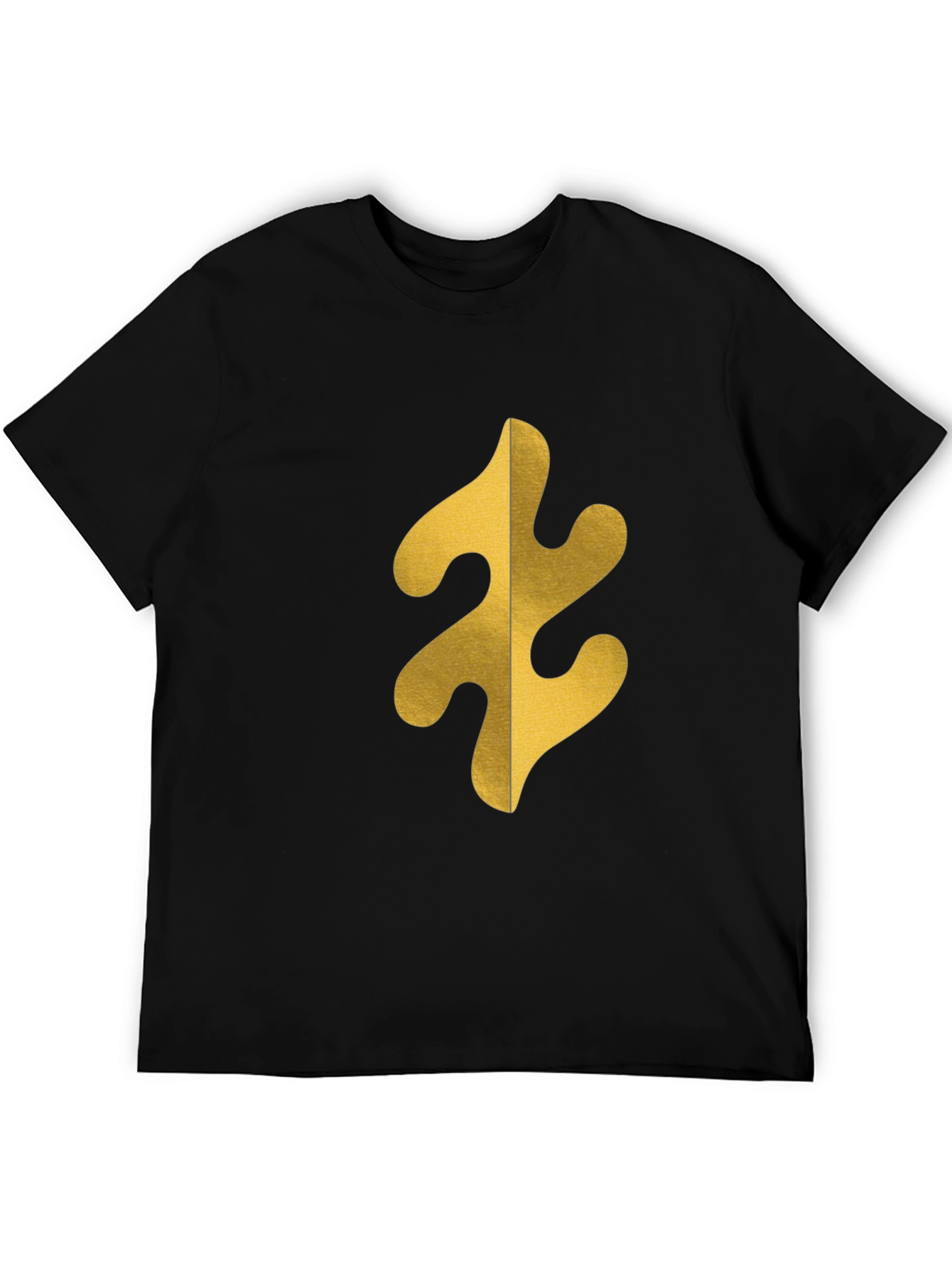 Abstract Graphic Tee - Bold Black
