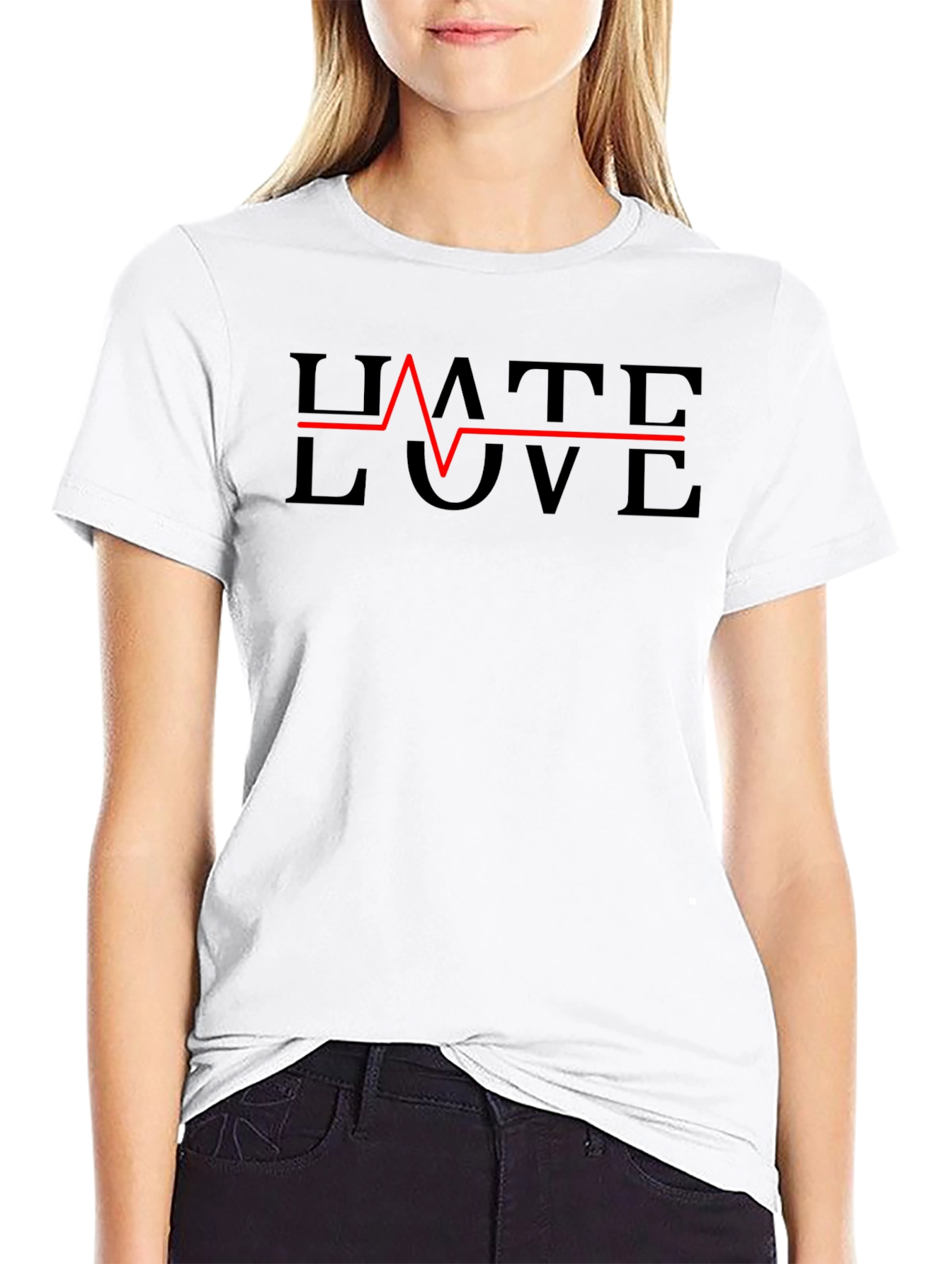 Hate Love T-Shirt - Graphic Tee