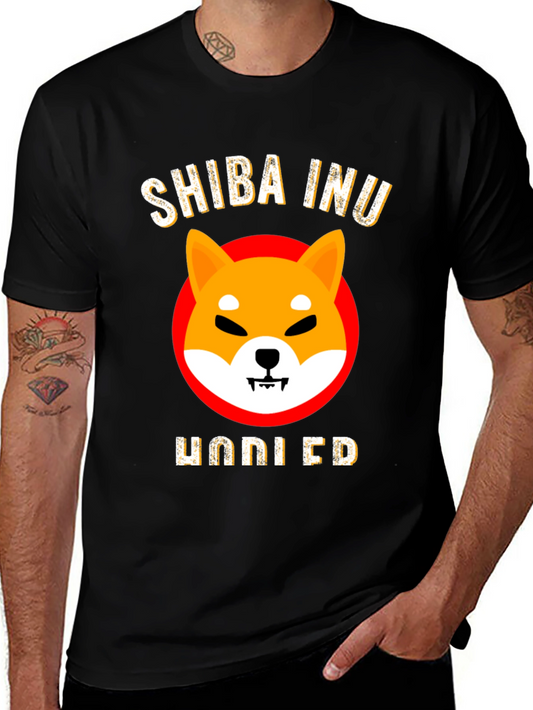 Shiba Inu HODLED Black T-Shirt