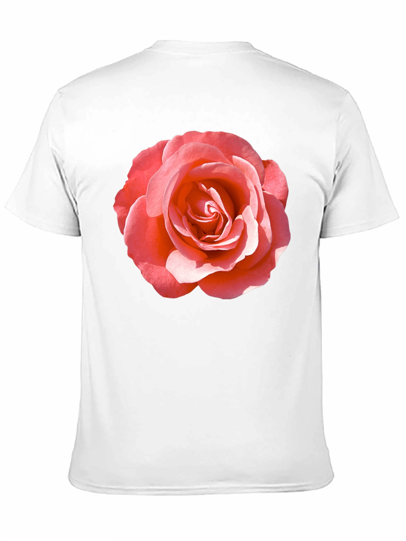 Rose Graphic Tee - Classic Black Cotton Comfort