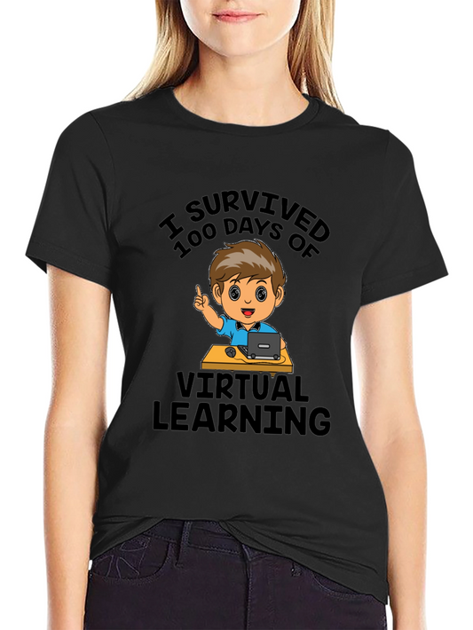 I Survived 100 Days of Virtual Learning T-Shirt