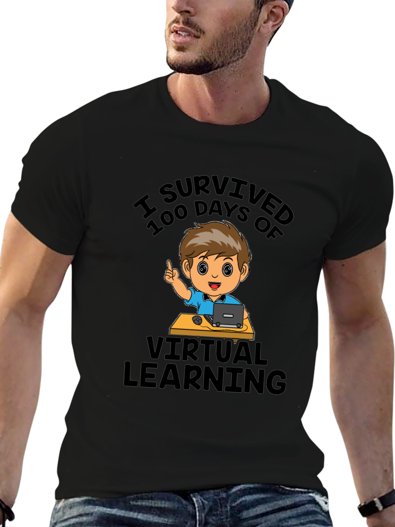 I Survived 100 Days of Virtual Learning T-Shirt
