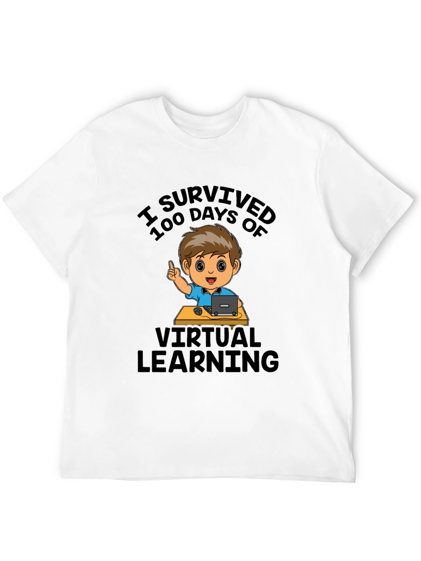I Survived 100 Days of Virtual Learning T-Shirt