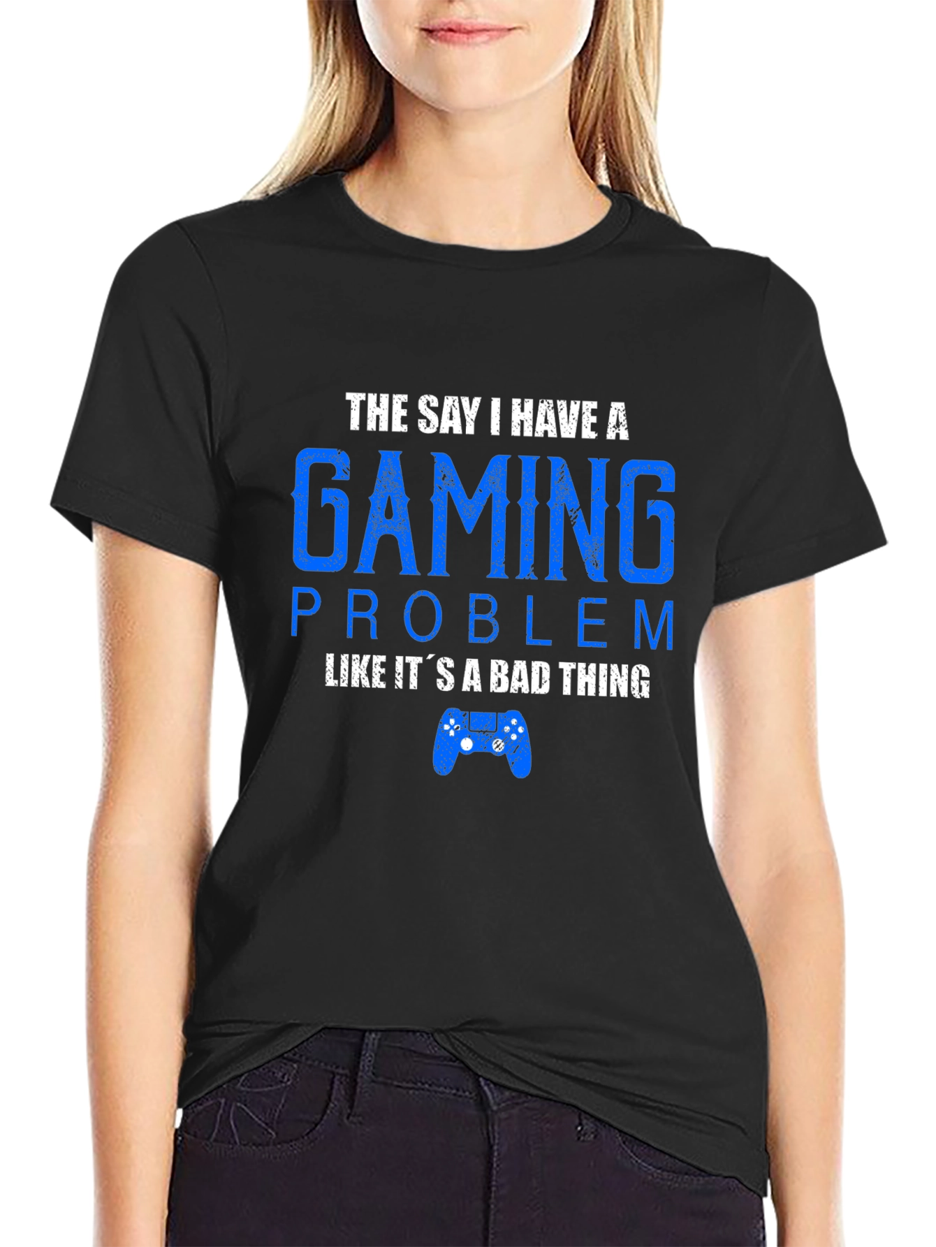 Gaming Problem T-Shirt Funny Gamer Tee
