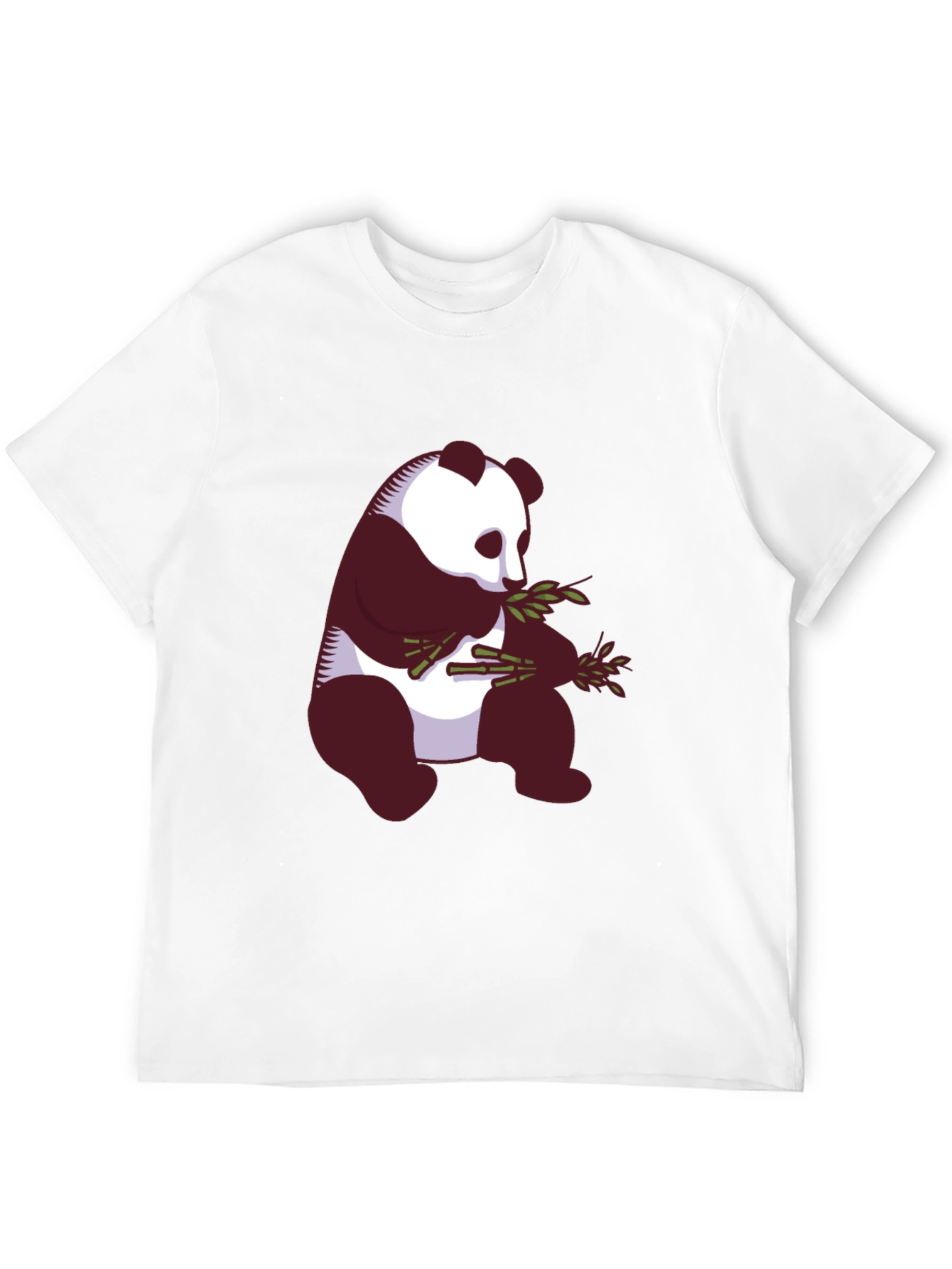 Panda Graphic Tee - Black Cotton Blend