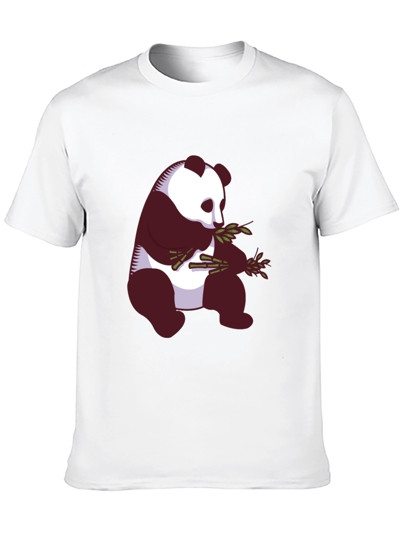Panda Graphic Tee - Black Cotton Blend