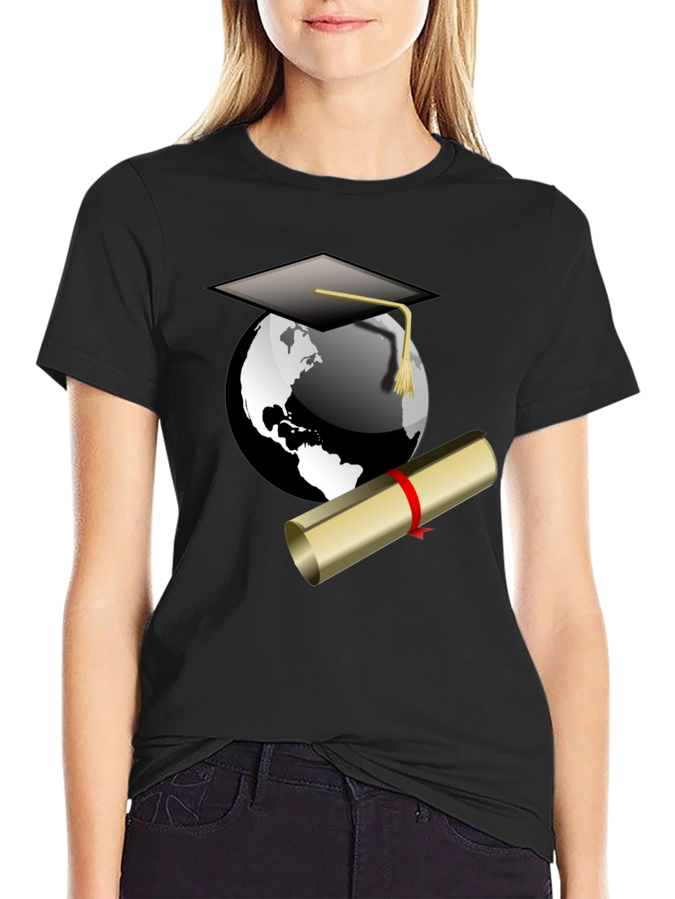 Graduation World T-Shirt - Celebrate Your Global Achievement