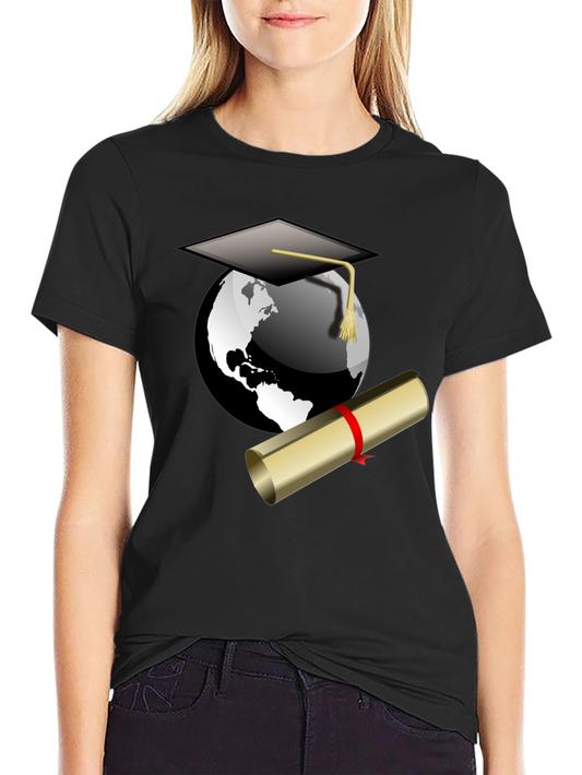 Graduation World T-Shirt - Celebrate Your Global Achievement