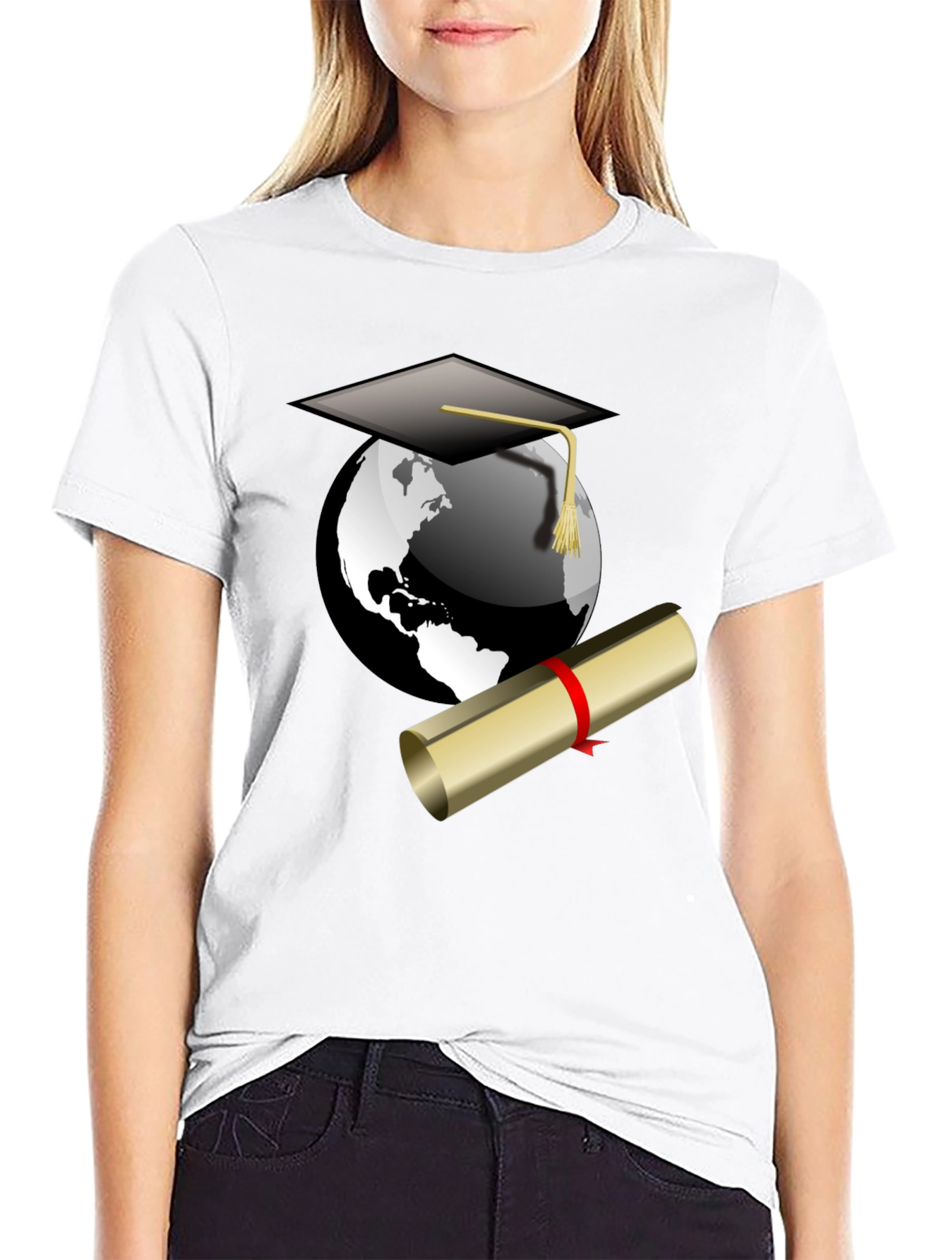 Graduation World T-Shirt - Celebrate Your Global Achievement