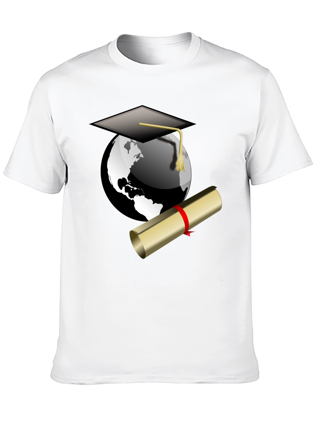 Graduation World T-Shirt - Celebrate Your Global Achievement