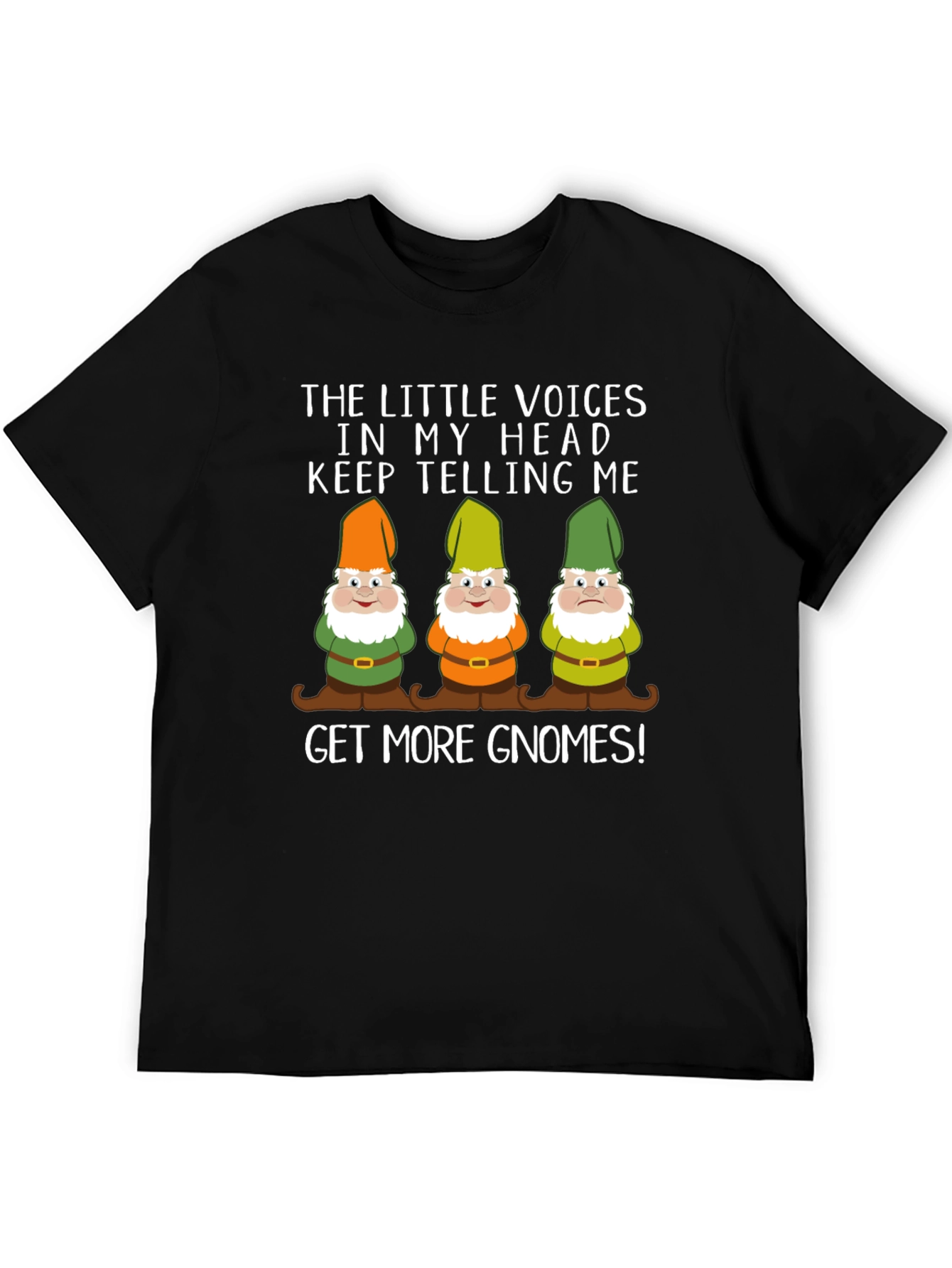 Get More Gnomes Mens Graphic T-Shirt