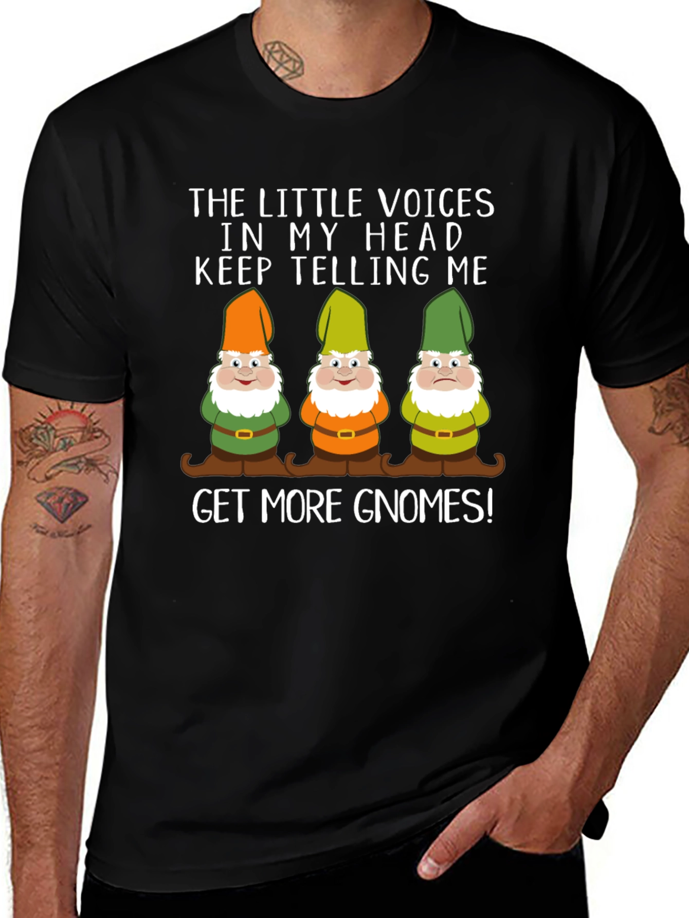 Get More Gnomes Mens Graphic T-Shirt