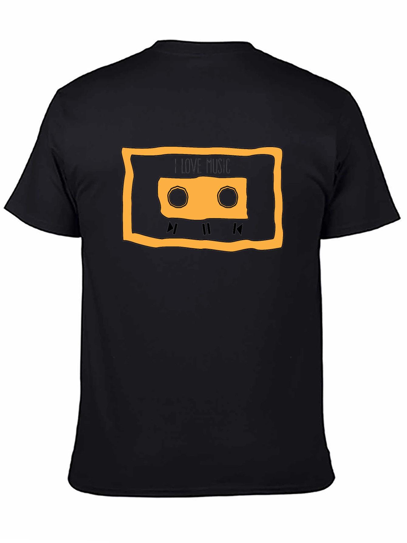 Retro Music Lover T-Shirt - Cassette Tape Design