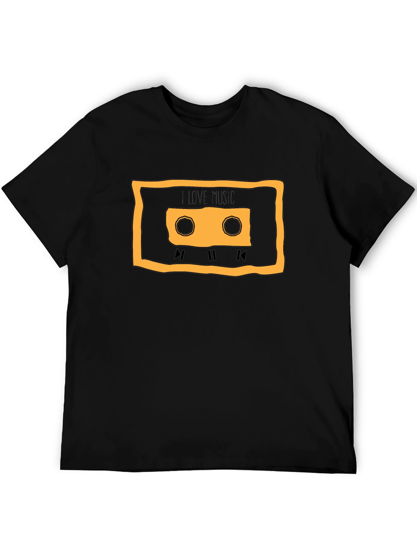Retro Music Lover T-Shirt - Cassette Tape Design