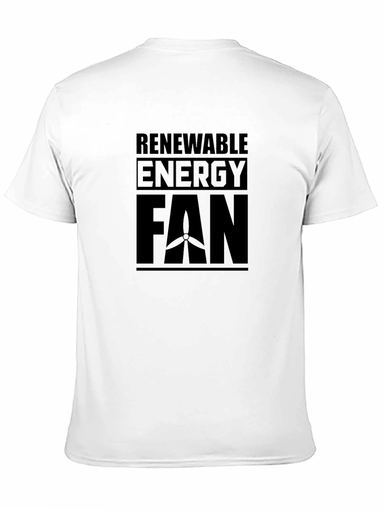 Renewable Energy Fan T-Shirt - Eco-Friendly Style