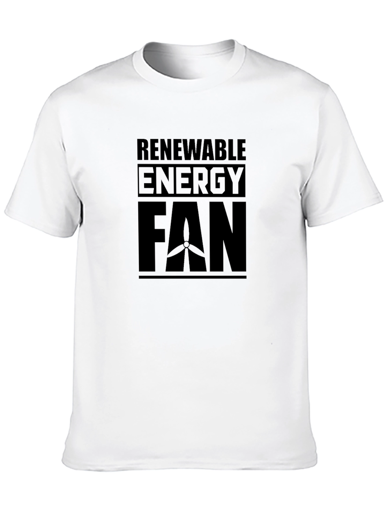 Renewable Energy Fan T-Shirt - Eco-Friendly Style