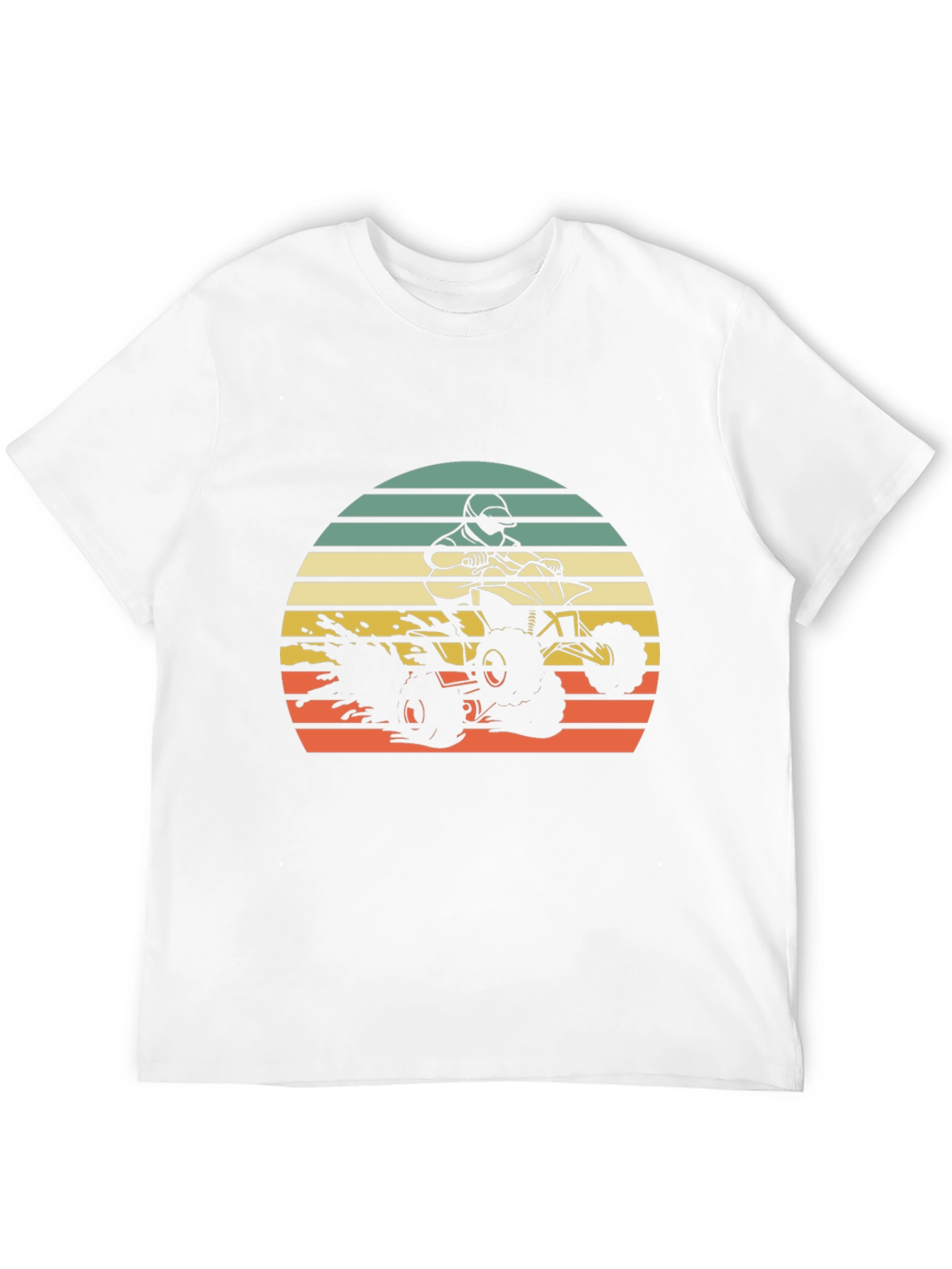 Retro ATV Rider T-Shirt - Off-Road Adventure Tee